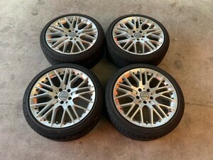 カールソン1/10X RSF 18×8.5J 5H×112 +50　235/40R18 95W　タイヤホイール４本