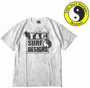 [ティーアンドシー] タウカン ハワイアン 半袖Tシャツ cotton綿 LLサイズ 04薄灰 DM2091