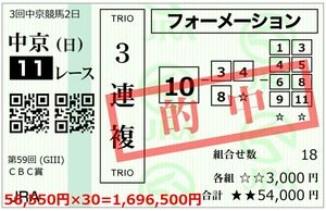 ★1日で50万円～150万円の払い戻しを狙えるSランク3連複競馬予想★2週間の配信保証付き＋1万円～3万円の割引の2大キャンペーン中10★