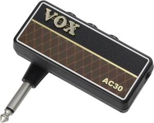 VOX ヘッドフォン ギターアンプ amPlug2 C30 ケーブル不要 ギターに直接プラグ・イン 自宅練習に最適 電池駆動 エフ
