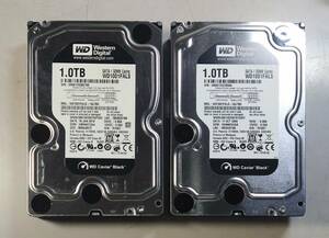 KN4843 【中古品】Western Digital WD1001FALS HDD 1TB 2個セット