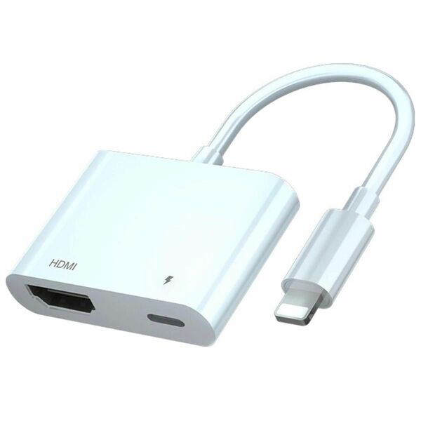 iPhone iPad HDMI 変換ケーブル 変換アダプター ライトニング 1080PフルHD Lightning