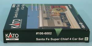 KATO AT&SF Super Chief 4Car Set B