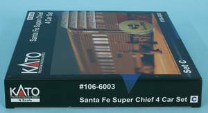 KATO AT&SF Super Chief 4Car Set C