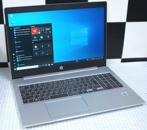 NoT531★扱いやすい15インチFullHD！ hp Probook 450 G7 i5-10210U/8GB/新品256GBSSD/WiFi/Bluetooth/Win10Pro64bitリカバリ済