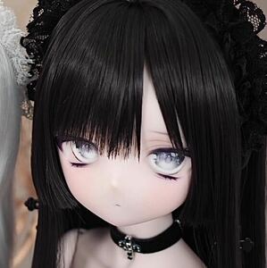 ＊小桜はうす＊　DDH-01セミホワイト肌 ドルフィードリームカスタムヘッド+衣装+アイ　※パテ盛り