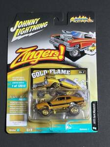 1/64 ジョニーライトニング 1972 Ford Maverick / Zingers / GOLD FLAME