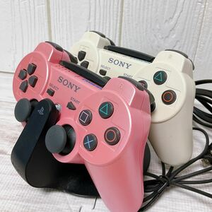 DUALSHOCK3 charge stand CECH-ZDC1J Charging Station dual shock 3 PS3 PlayStation3 controller white pink 
