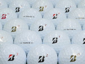 ★ABランク★BRIDGESTONE GOLF TOUR B X 2020年モデル ホワイト系混合 20個 ロゴ無