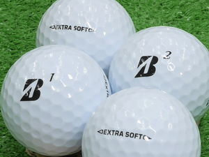 ★ABランク★BRIDGESTONE GOLF EXTRA SOFT 2019年モデル ホワイト 12個 ロゴ無