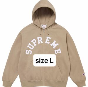 Supreme x Champion Zip Up Hooded Sweatshirt 