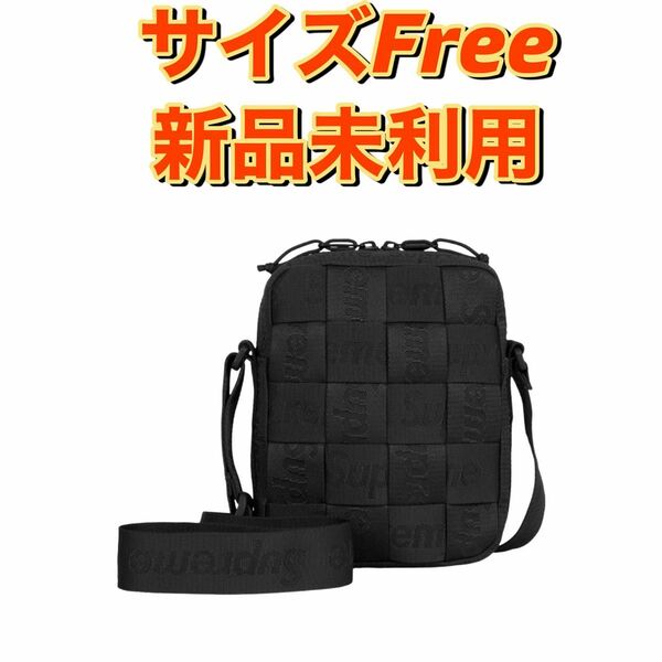 Supreme Woven Shoulder Bag Black