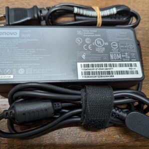 Lenovo 純正 90W 20v 4.5A ACアダプター / 平型コネクタ-