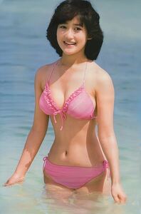  life photograph Okada Yukiko Showa era idol gravure swimsuit 