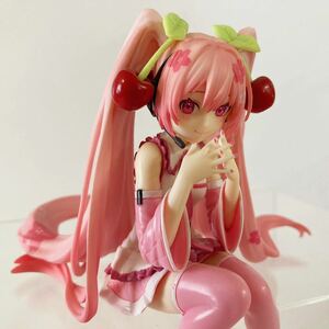 美品■ぬーどるストッパーフィギュア 桜ミク2023 Hatsune Miku Noodle Stopper Figure Sakura Miku 2023 FuRyu