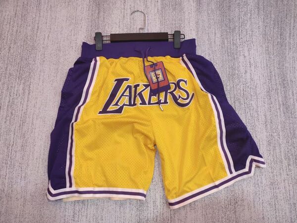 NBA レイカーズ バスパン ショートパンツ 半ズボン ハーフパンツ