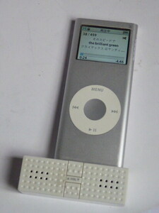 iPod nano 第2世代 4GB シルバー MA426J◆スピーカーつき