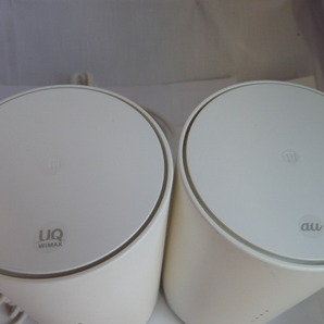 現状品２こ◆UQ WiMAX Speed Wi-Fi Home L01s HWS32MWU/au HWS32MWA ホームルーターの画像3