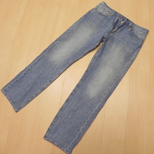 -599★ Levi's リーバイス PREMIUM 505 ビッグE COOL ストレッチ デニム パンツ ジーンズ クール 軽量 通気 吸湿 w34 ユーズド加工 即決 ★