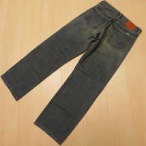 -769★ リーバイス Levi's 503 革パッチ ユーズド加工 リラックスフィット ストレート デニムパンツ ジーンズ W31 古着 即決 ★_画像2