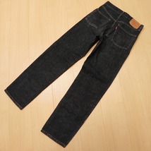 -777【80s 日本製】Levi's リーバイス 503-0259 87年 先染め ブラックジーンズ W30 ブラックデニム パンツ 古着 ビンテージ ★_画像2