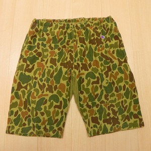 -830* Champion Rebirth we b sweat shorts XL * C3-D527 camouflage camouflage old clothes shorts *