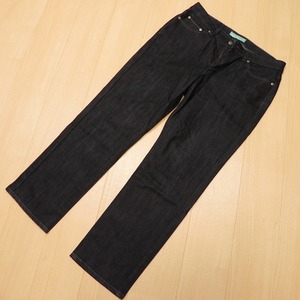 -951★ 濃紺 美品 ★ 日本製 Miss EDWIN PREMIAM JEANS LPL33 ストレート ストレッチデニム ジーンズ w35 大きいサイズ 即決 ★