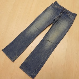 -968【古着】Levi's リーバイス 517-03 米国製 00年 デニム パンツ ジーンズ W31 ブーツカット 刻印379 ユーズド加工 古着 USA製 ★