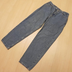 -971【00s メキシコ製】LEVI'S 560 ルーズフィット テーパード デニムパンツ M 古着 リーバイス ジーンズ【ウォッシュ加工】即決 ★