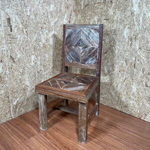 アンティーク 椅子 ダイニングチェア イス チェア 木製 無垢材 ヴィンテージ　1脚　1点物