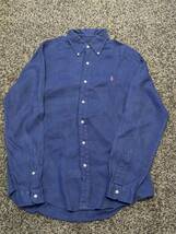 ☆古着☆POLO RALPH LAUREN☆Mサイズ　175/96A☆長袖薄手シャツ☆_画像1