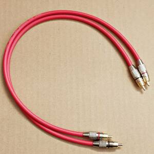 MOGAMI ( Moga mi) / 2534 использование RCA кабель красный 50cm 2 шт [ контрольный номер :6]