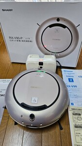 【ジャンク】シャープ COCOROBO RX-V90 2013製 おしゃべり機能.リモコン正常タイヤ破損＋バッテリー交換必要 送料1500円北海道他3500円