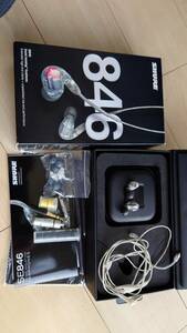 SHURE シュア イヤホン クリスタルクリア SE846-CL-A　中古美品！！