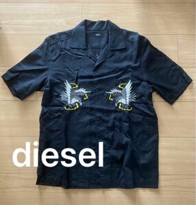 diesel 2018SS イーグル　鷹　刺繍　 半袖シャツ