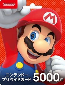  Nintendo prepaid card 5000 jpy minute code contact ②