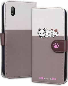 Xperia Ace III ケース SO-53C SOG08 手帳型 かわいい 猫ちゃん