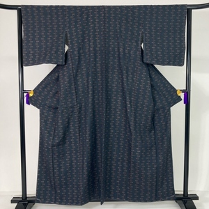  подлинный шёлк из Юки рука ткань важное нет форма культура состояние .. чёрный длина 160cm длина рукава 65cm y250-2501522[Y товар ] японский костюм кимоно 3