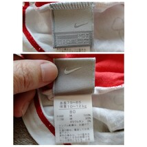 ナイキ（NIKE）_赤白_80サイズ_Tシャツ_柄_ポップ_前面柄_画像3