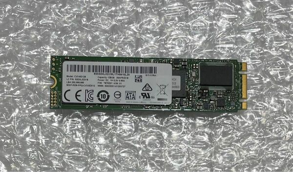 LITEON CV3-8D128 128GB M.2 2280 SSD SATA NGFF 使用時間少なめ 正常動作確認済