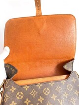 美品♪ ルイヴィトン LOUIS VUITTON モノグラム カルトシエール ショルダーバッグ 斜めがけバッグ BAG かばん レザー ブラウン M51252_画像5