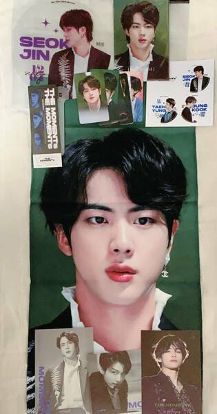 BTS JIN V テヒョン ジョングク マスター 合同展示会 ALB ジン 特典・グッズセット スローガン マスキングテープ 