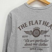 THE FLAT HEAD フラットヘッド 長袖Tシャツ ロンT カットソー プリント 38 10116334_画像6