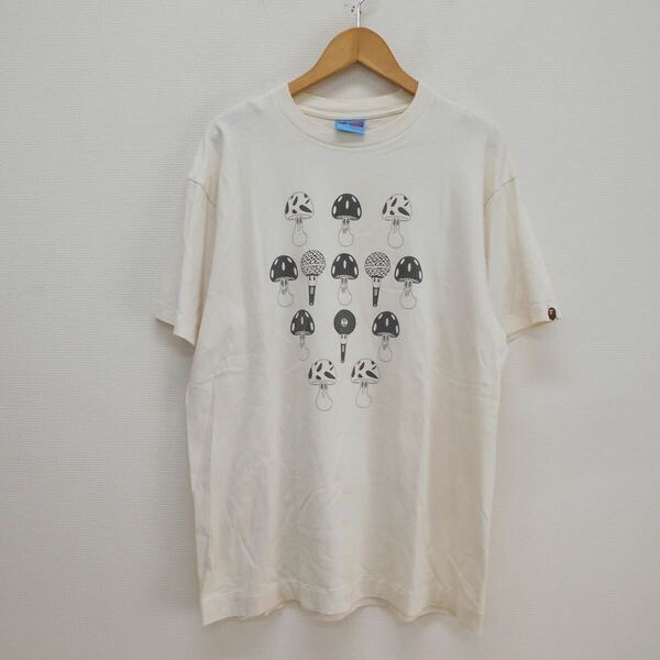 A BATHING APE アベイシングエイプ スチャダラパー DISCO SYSTEM Tシャツ プリント L 10111362