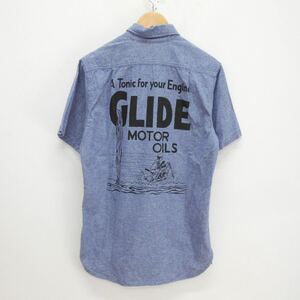 WESTRIDE ウエストライド 半袖シャツ GLIDE バックプリント M 10101027