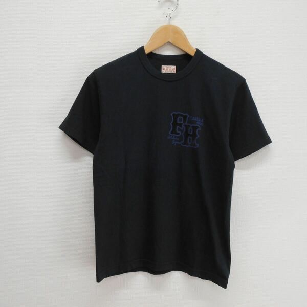 THE FLAT HEAD フラットヘッド バックロゴ プリント 半袖 Tシャツ 38 10116404