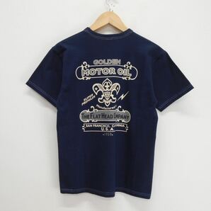 THE FLAT HEAD フラットヘッド 半袖 Tシャツ プリント ロゴ 38 10116607