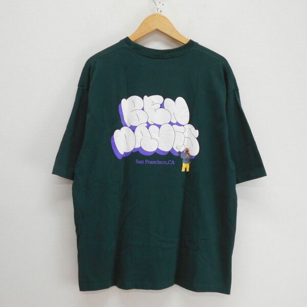 BEN DAVIS ベンデイビス C-2580043 BUBBLE LOGO OVERSIZED TEE 半袖 Tシャツ ロゴ プリント XL 10116375