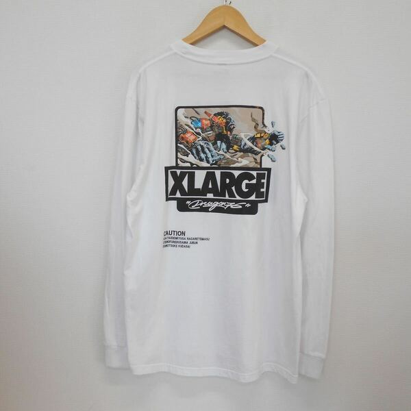 XLARGE x Dragon76 エクストララージ ドラゴンナナロク 23AW M1250 L/S Tee 長袖Tシャツ ロンT カットソー ロゴ グラフィック L 10116658