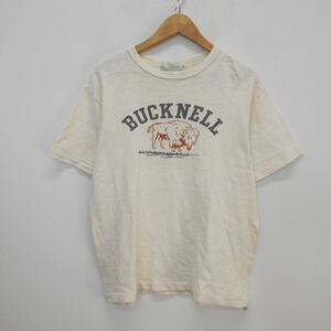 WAREHOUSE HELLER'S CAFE ウエアハウス ヘラーズカフェ 半袖 Tシャツ BUCKNELL プリント 10112681